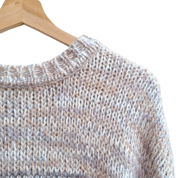 Cupio Knit Gradient Color Block, Sweater, Size Large - Picture 3 of 9